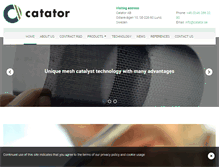 Tablet Screenshot of catator.se
